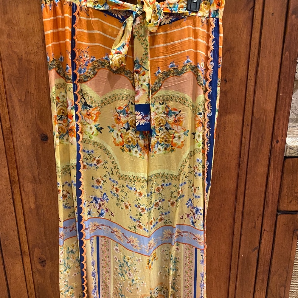 Johnny Was wide leg floral pant